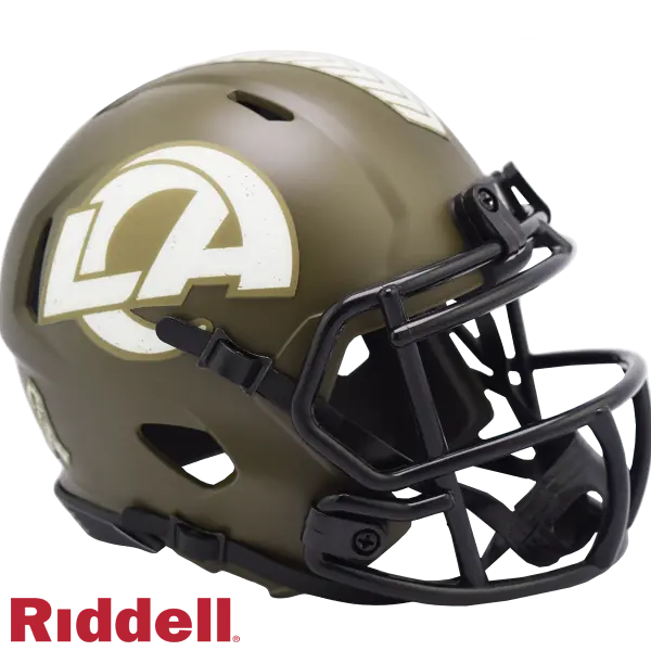 Los Angeles Rams Riddell Salute To Service Speed Mini Helmet