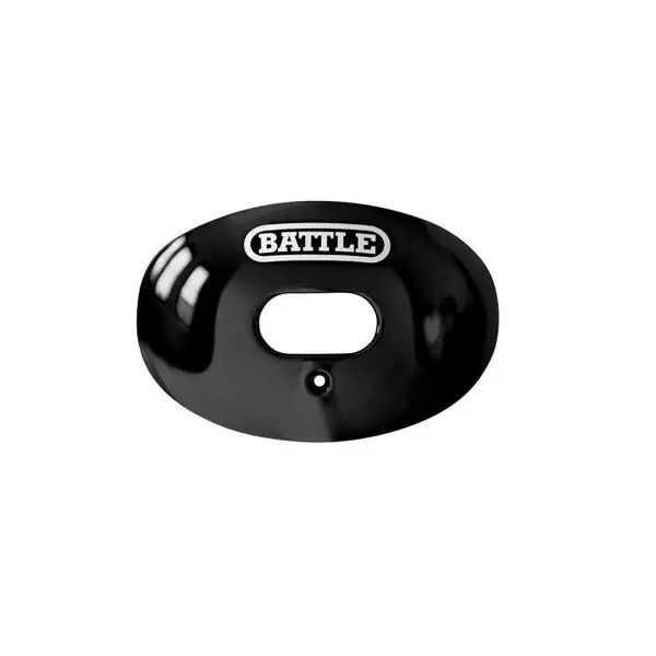 Battle Chrome Oxygen Football Mouthguard Black