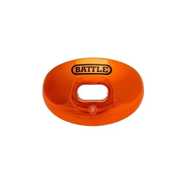 Battle Chrome Oxygen Football Mouthguard Orange