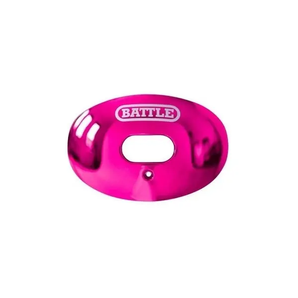 Battle Chrome Oxygen Football Mouthguard Pink