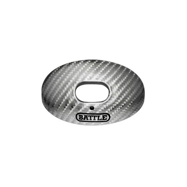 Protector bucal plateado para fútbol Battle Carbon Chrome Oxygen