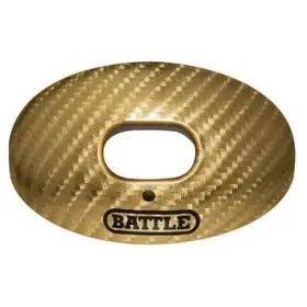 Battle Carbon Chrome Oxygen Football Mouthguard Gold