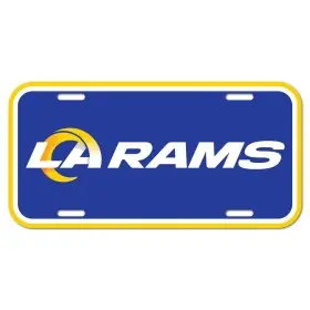 Placa de Matrícula de los Angeles Rams