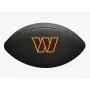 Mini ballon de football Washington Commanders noir devant