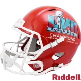 Kansas City Chiefs Super Bowl 57 Champions Replica helmet Left Side