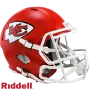 Casco réplica de los Kansas City Chiefs, campeones del Super Bowl 57, lado derecho
