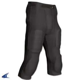 Pantaloni da gioco in poliestere e spandex Champro neri