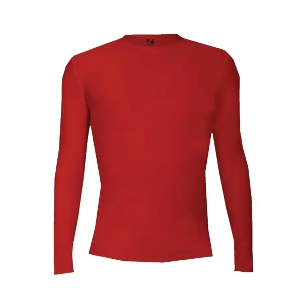 Maglia a Maniche Lunghe Pro Compression Rossa