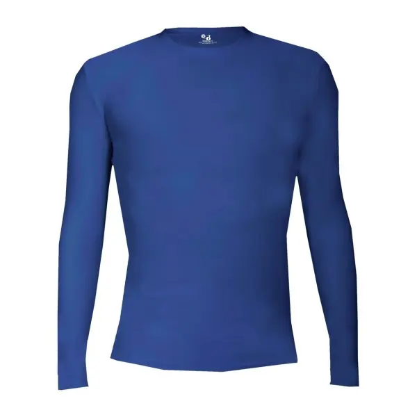 Maglia a Maniche Lunghe Pro Compression Blu Reale