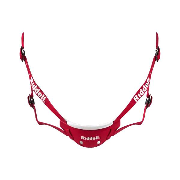 Riddell Hard Cup Chin Strap Red