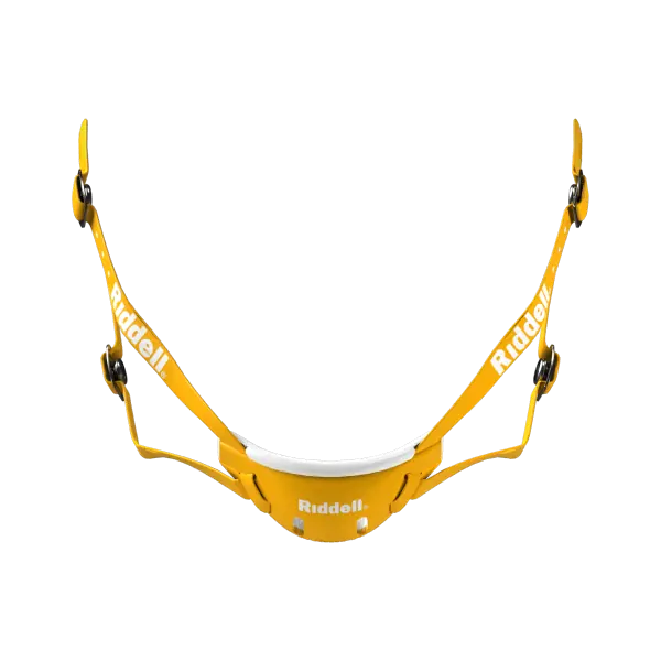 Riddell Hard Cup Chin Strap Yellow