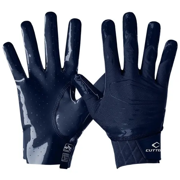 Cutters Rev Pro 5.0 Receiver-Handschuhe Marineblau