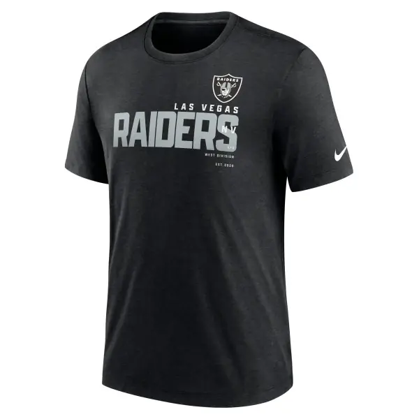 Las Vegas Raiders Triblend Nike T-Shirt Svart