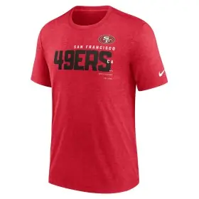 T-shirt Nike Triblend San Francisco 49ers Rouge