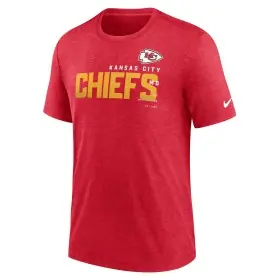 Camiseta Triblend Nike de los Kansas City Chiefs Roja