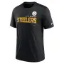 T-shirt Nike Triblend Pittsburgh Steelers Noir