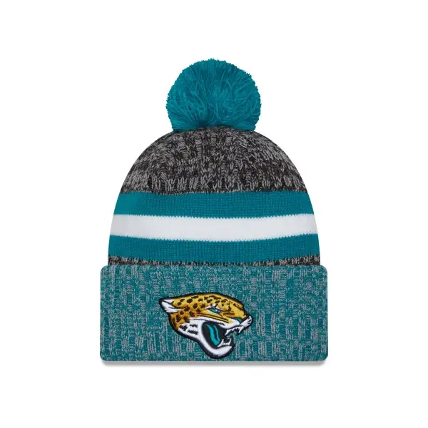 Jacksonville Jaguars New Era NFL 2023 On Field Sport Knit Front