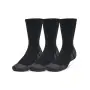 Under Armour Prestanda Tech Crew Strumpor 3-pack Svart
