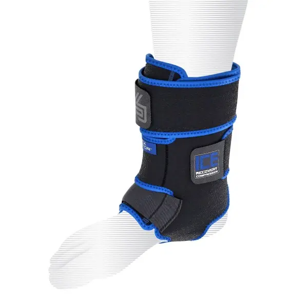 Shock Doctor Ice Recovery Kompressionsbandage för Vristen