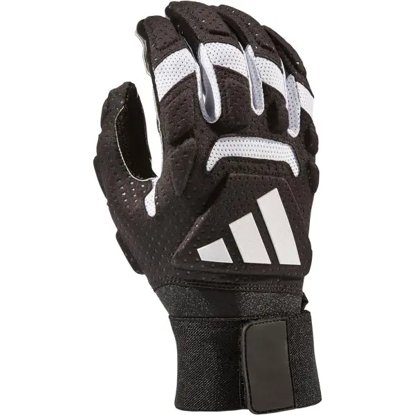 Adidas Adizero Chaos Lineman Handschuhe Schwarz Weiß