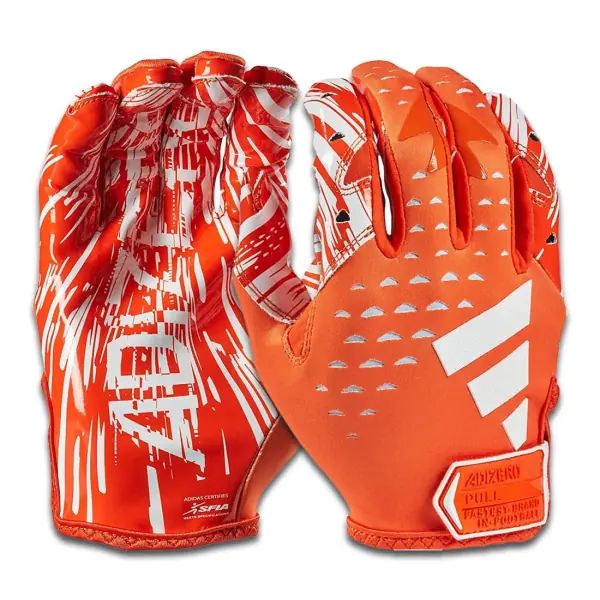 Adidas Adizero 13 Receiver Gloves Orange