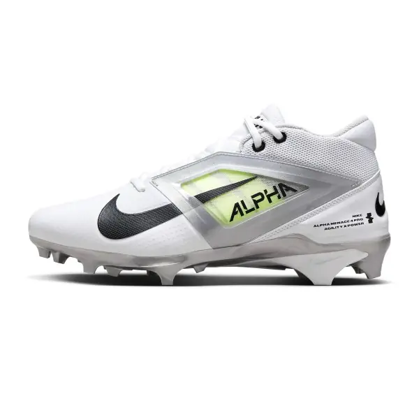 Nike Alpha Menace Pro 4 Fußball-Stollen weiß