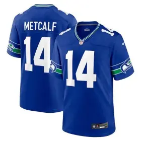 Maglia da gioco alternativa Nike dei Seattle Seahawks - DK Metcalf fronte e retro