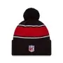 Atlanta Falcons New Era 2024 Bonnet Sport de Sideline Dos