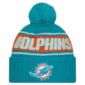 Miami Dolphins New Era 2024 Sideline Sport Knit Front