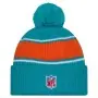 Miami Dolphins New Era 2024 Sideline Sport Knit Back