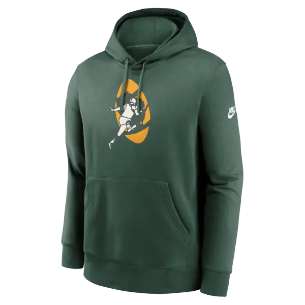 Green Bay Packers Nike Club Hoodie Front