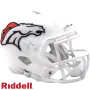 Casque miniatura Speed alternatif sur le terrain des Denver Broncos 2024