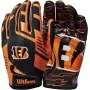 Cincinnati Bengals Wilson NFL Stretch Fit Vuxna Receiverhandskar