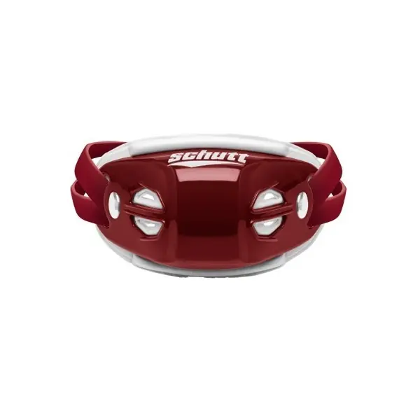 Schutt Elite Hard Cup Chin Strap Red