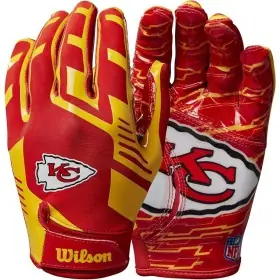 Kansas City Chiefs Wilson NFL Stretch Fit Erwachsene Receiver-Handschuhe