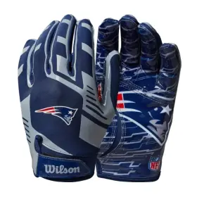 New England Patriots Wilson NFL Stretch Fit Erwachsene Receiver Handschuhe