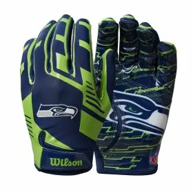 Guantes Receptores para Adultos Seattle Seahawks Wilson NFL Stretch Fit