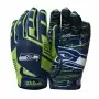 Guantes de receptor adulto elásticos de la NFL Seattle Seahawks Wilson