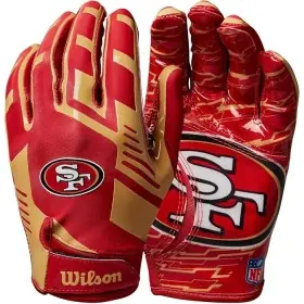 San Fransisco 49ers Wilson NFL Stretch Fit Adult Receiver Gloves